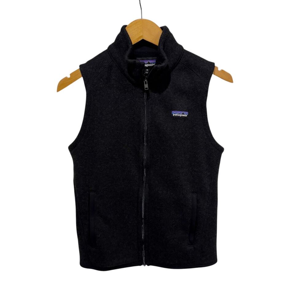Patagonia Better Sweater Vest Women's XS Black Outdoor Full Zip